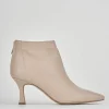 Stivaletti tacco 7cm pelle rosa
