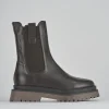 Stivaletti tacco 2cm pelle testa