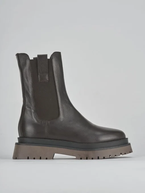 Stivaletti tacco 2cm pelle testa