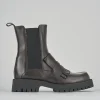Stivaletti tacco 2cm pelle testa