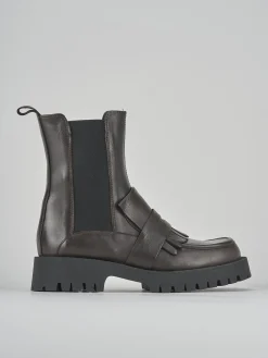 Stivaletti tacco 2cm pelle testa