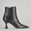 Stivaletti tacco 7cm pelle nero