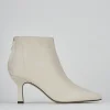 Stivaletti tacco 7cm pelle bianco