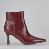 Stivaletti tacco 9cm pelle rosso