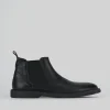 Stivaletti tacco 1cm pelle nero