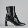 Stivaletti tacco 7cm pelle nero