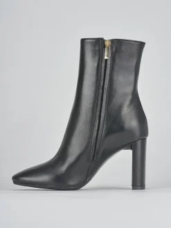 Stivaletti tacco 9cm pelle nero