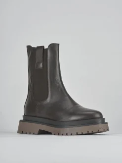 Stivaletti tacco 2cm pelle testa