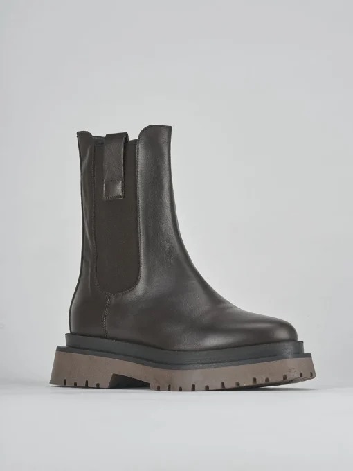 Stivaletti tacco 2cm pelle testa