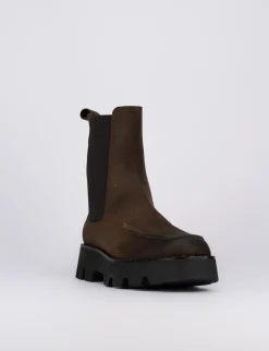 Stivaletti tacco 1cm pelle testa
