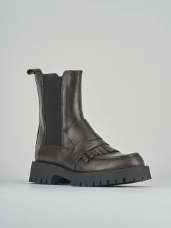Stivaletti tacco 2cm pelle testa