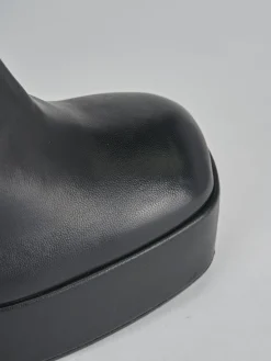 Stivaletti tacco 11cm pelle nero