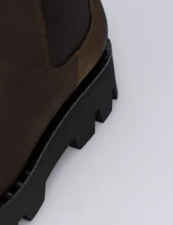 Stivaletti tacco 1cm pelle testa
