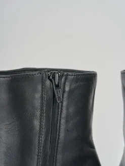 Stivaletti tacco 13cm pelle nero
