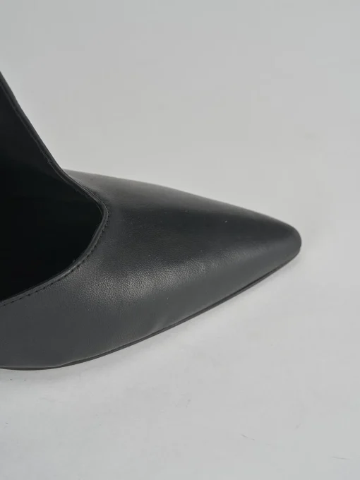 Stivaletti tacco 10cm pelle nero