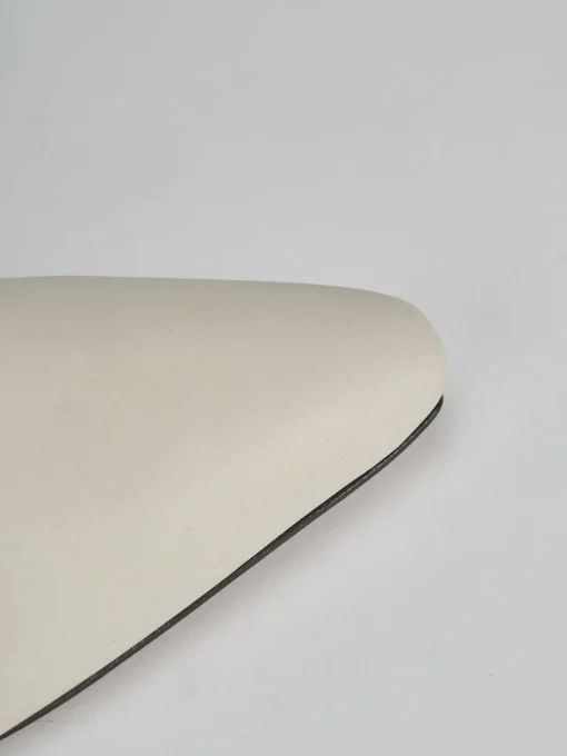 Stivaletti tacco 7cm pelle bianco