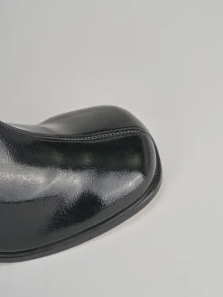 Stivaletti tacco 5cm pelle nero