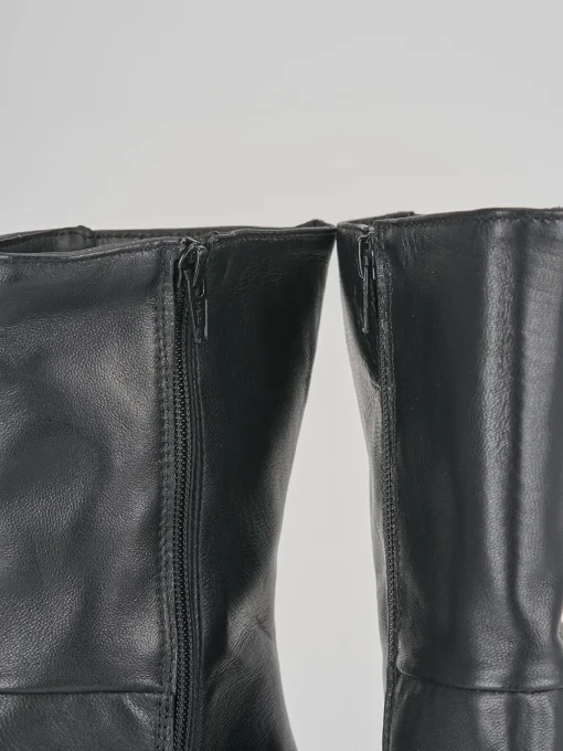 Stivaletti tacco 11cm pelle nero