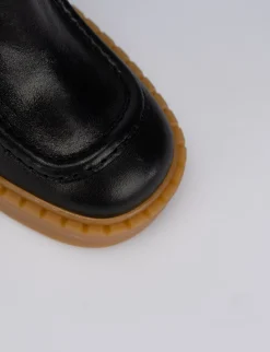 Stivaletti tacco 9cm pelle nero