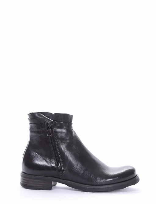 stivaletto tacco 2 cm nero