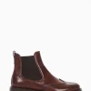 Stivaletto chelsea boot Tacco 2 cm cuoio