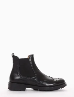 Stivaletto chelsea boot Tacco 2 cm nero