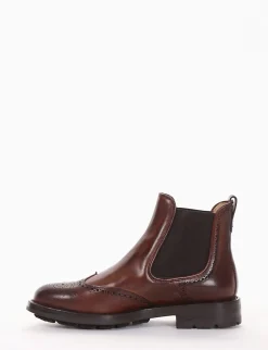Stivaletto chelsea boot Tacco 2 cm cuoio