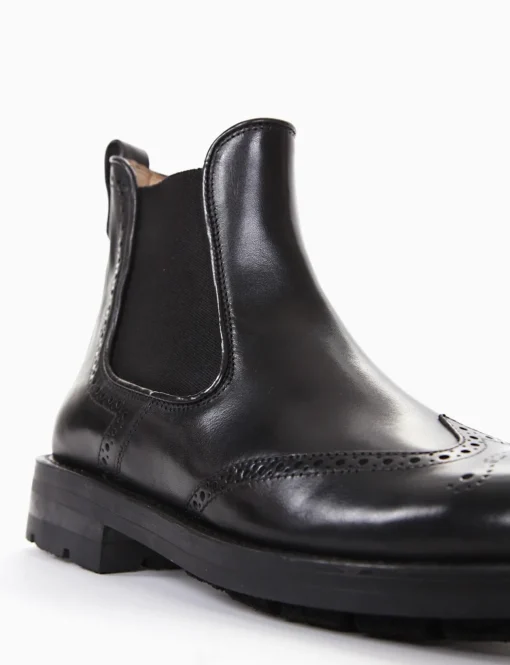 Stivaletto chelsea boot Tacco 2 cm nero