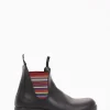 Stivaletto con fondo gomma flessibile e soletto in vera pelle multicolor