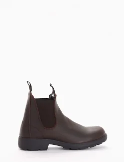 Stivaletto con fondo gomma flessibile e soletto in vera pelle testa