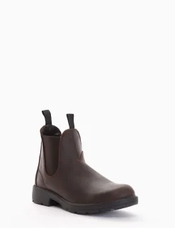 Stivaletto con fondo gomma flessibile e soletto in vera pelle testa