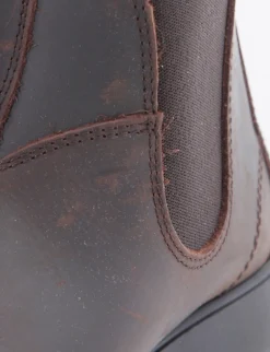 Stivaletto con fondo gomma flessibile e soletto in vera pelle testa