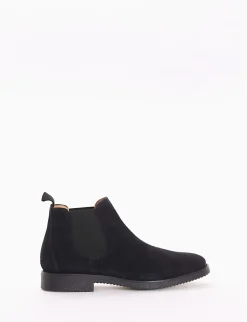 Stivaletto con tacco 30mm blu