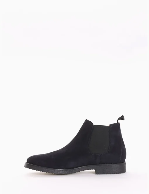 Stivaletto con tacco 30mm blu