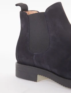 Stivaletto con tacco 30mm blu