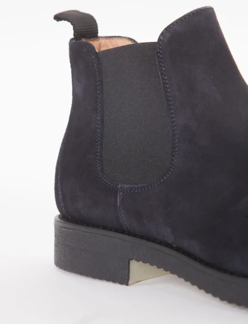 Stivaletto con tacco 30mm blu
