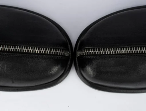 Stivaletto tacco 4 cm nero pelle