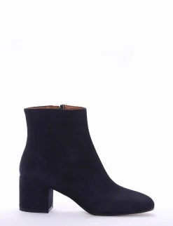 stivaletto tacco 5 cm blu