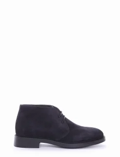 Stivaletto tacco 2 cm blu