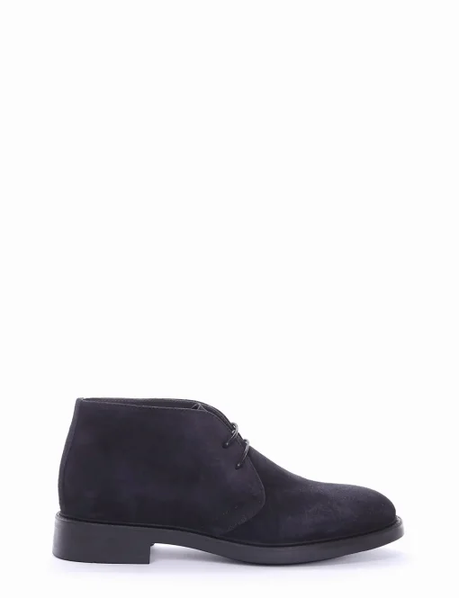 Stivaletto tacco 2 cm blu