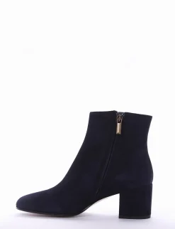 stivaletto tacco 5 cm blu