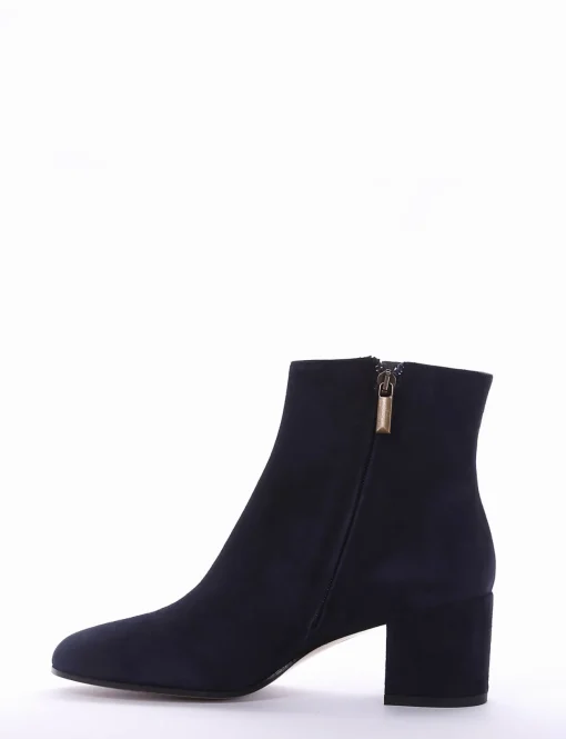 stivaletto tacco 5 cm blu
