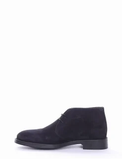 Stivaletto tacco 2 cm blu