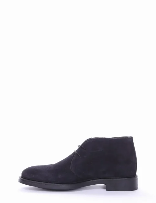 Stivaletto tacco 2 cm blu