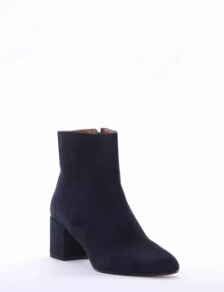 stivaletto tacco 5 cm blu