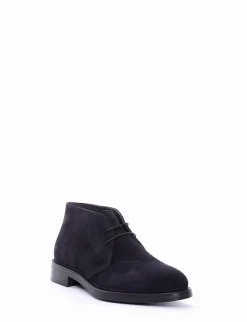 Stivaletto tacco 2 cm blu