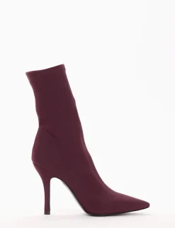 stivaletto tacco 10 cm bordo'