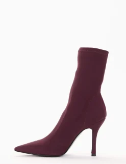 stivaletto tacco 10 cm bordo'
