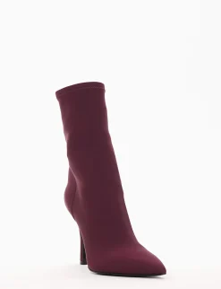 stivaletto tacco 10 cm bordo'