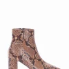 Stivaletto tacco 8 cm camel